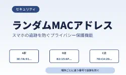 Featured image of post ランダムMACアドレスとは？スマホの追跡を防ぐプライバシー保護機能を解説